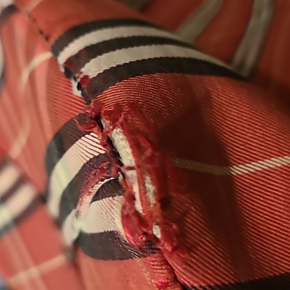 Burberry Red check tote bag - Picture 10 of 14